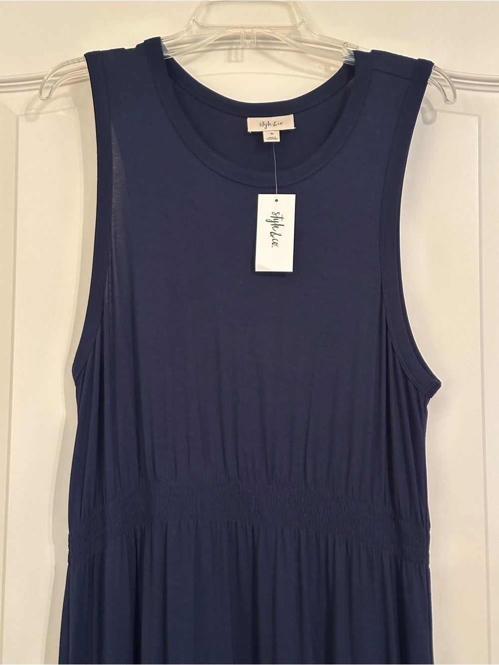 Style & Co Dark Blue Maxi Dress NWT